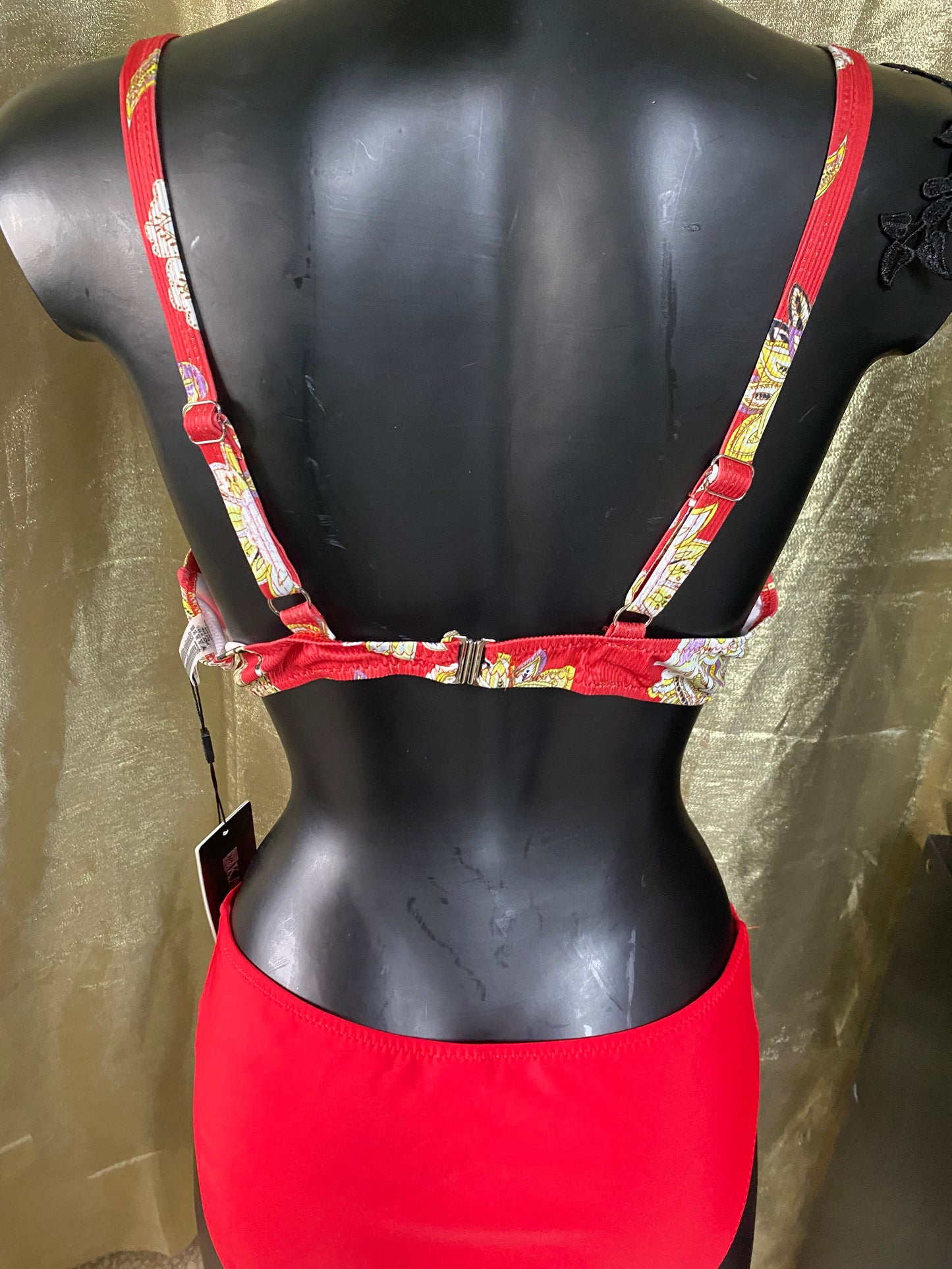 Costume Peonia Curvy Rosso