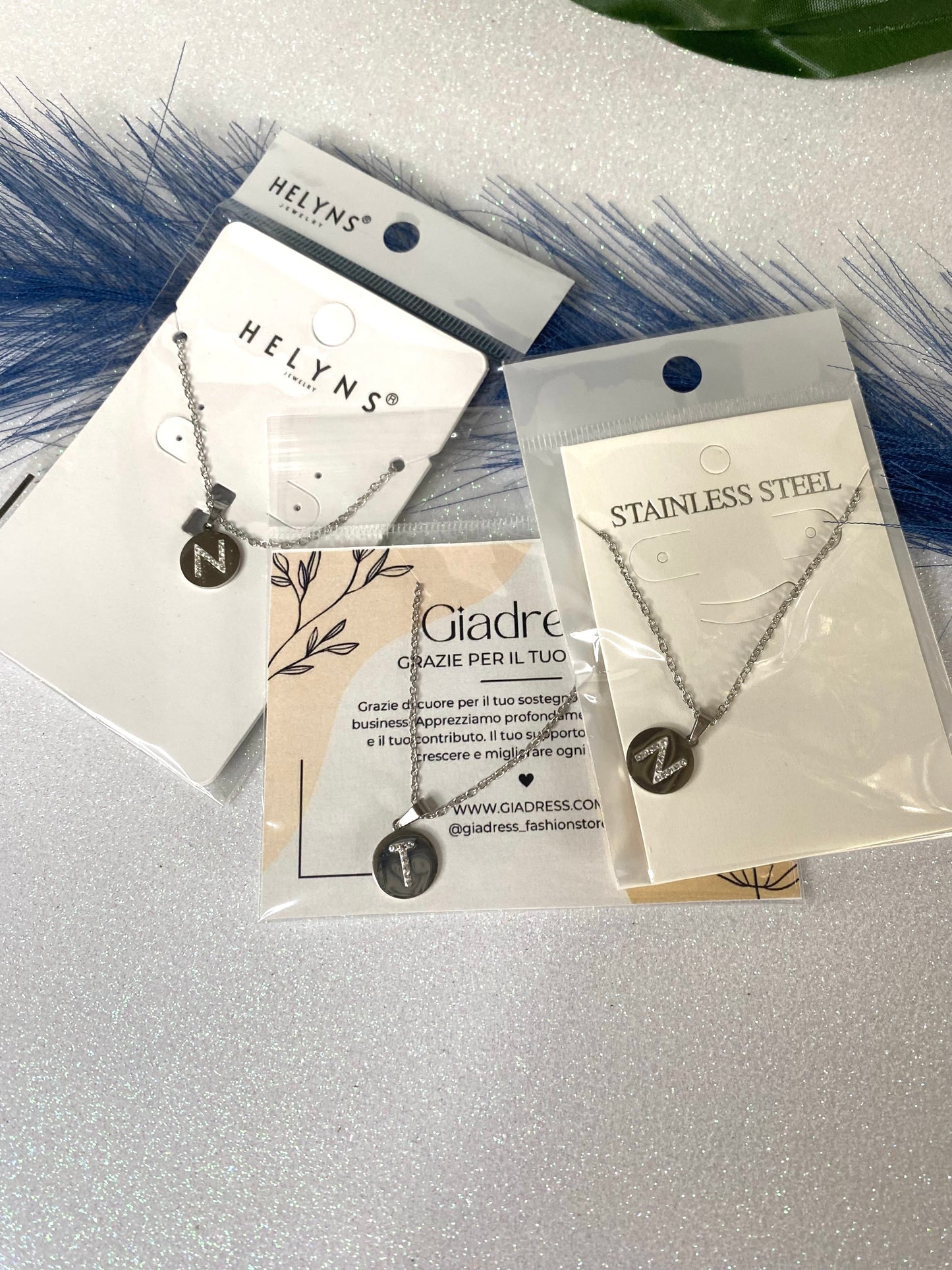 Collana con iniziale