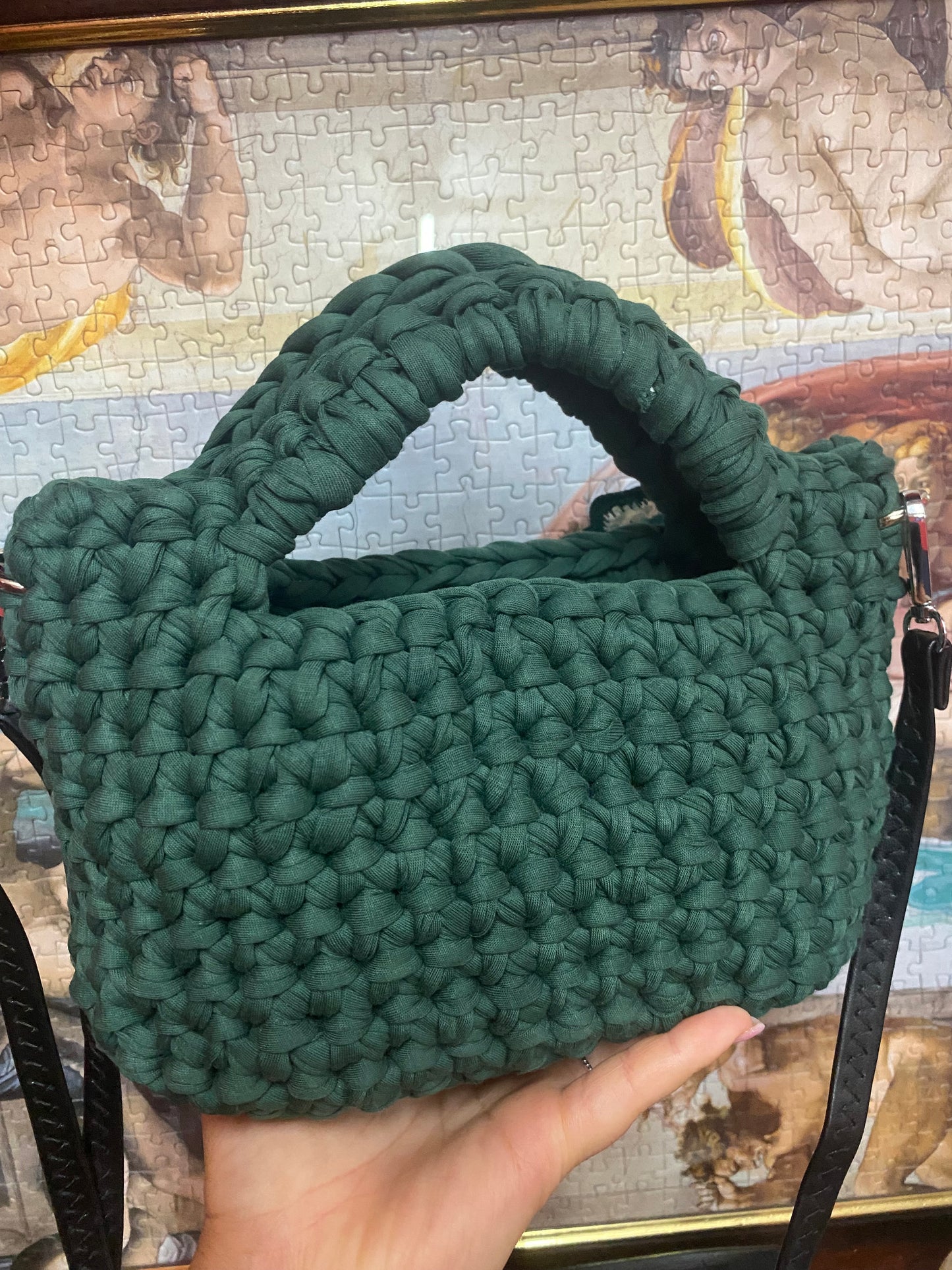 Borsa crochet Emerald